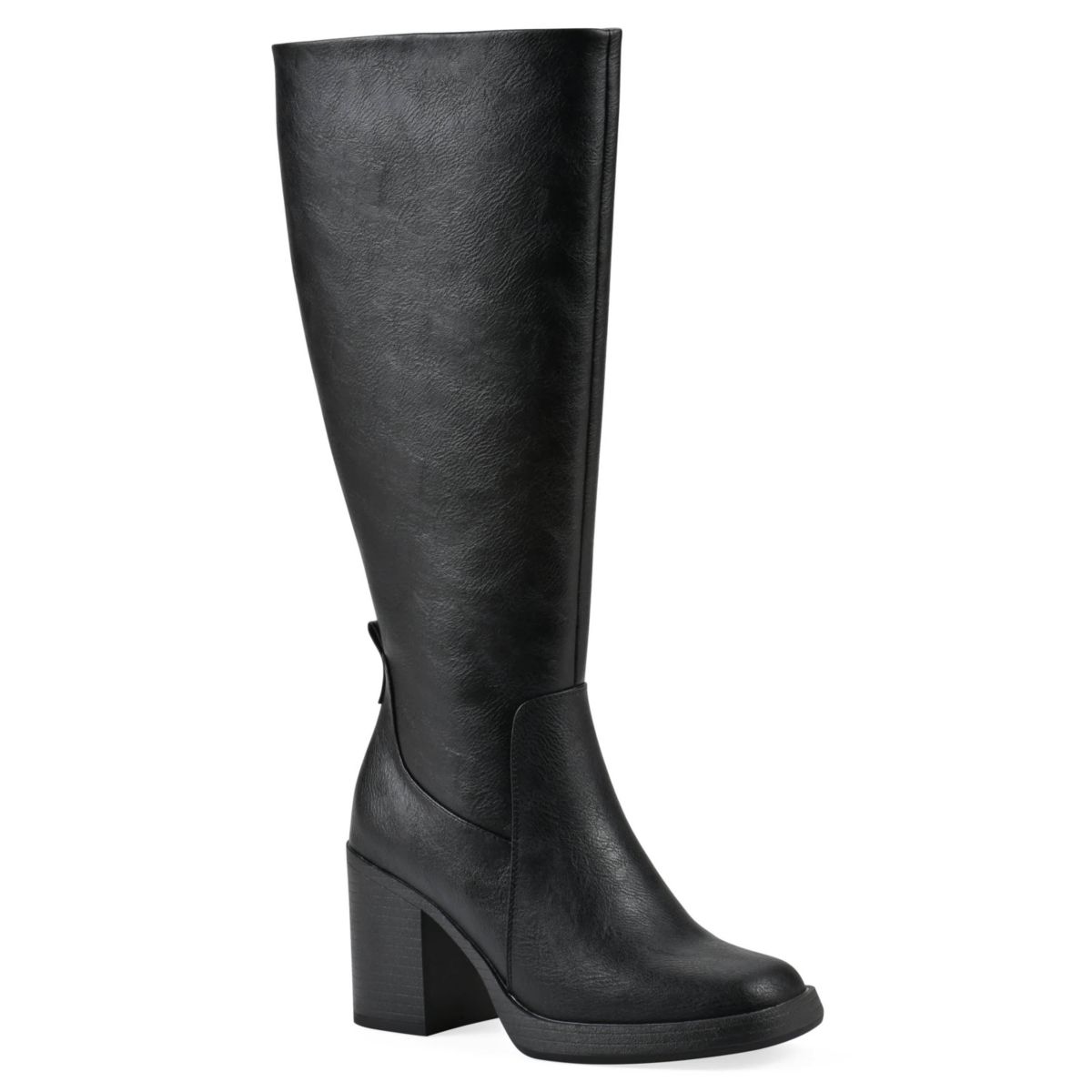 Mackle Tall Shaft Wide Calf Block Heel Boot