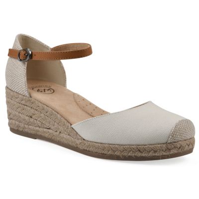 White Mountain Women's Maintain Espadrille Wedge - Wide Width, 9W
