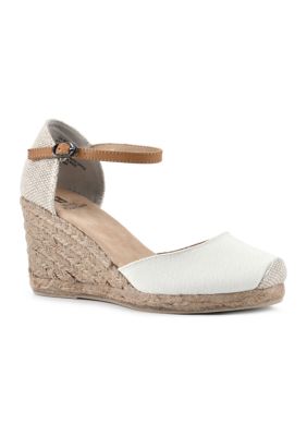 White Mountain Women's Mamba Espadrille Wedge, 10M