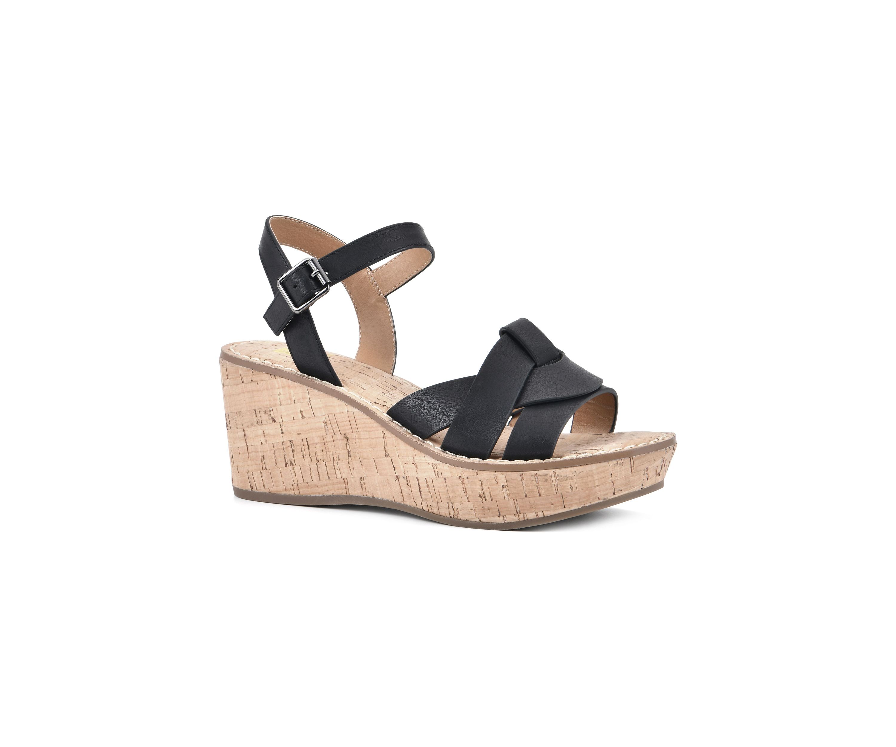 White Mountain Simple Wedge Sandal | Belk
