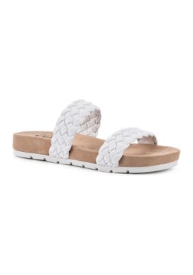 Cliffs by White Mountain Truly Sandal 8.5 Women s White