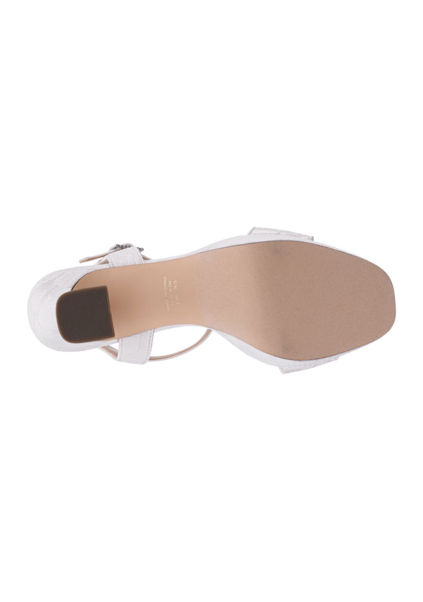 Alyma Satin Lace Platform Sandals