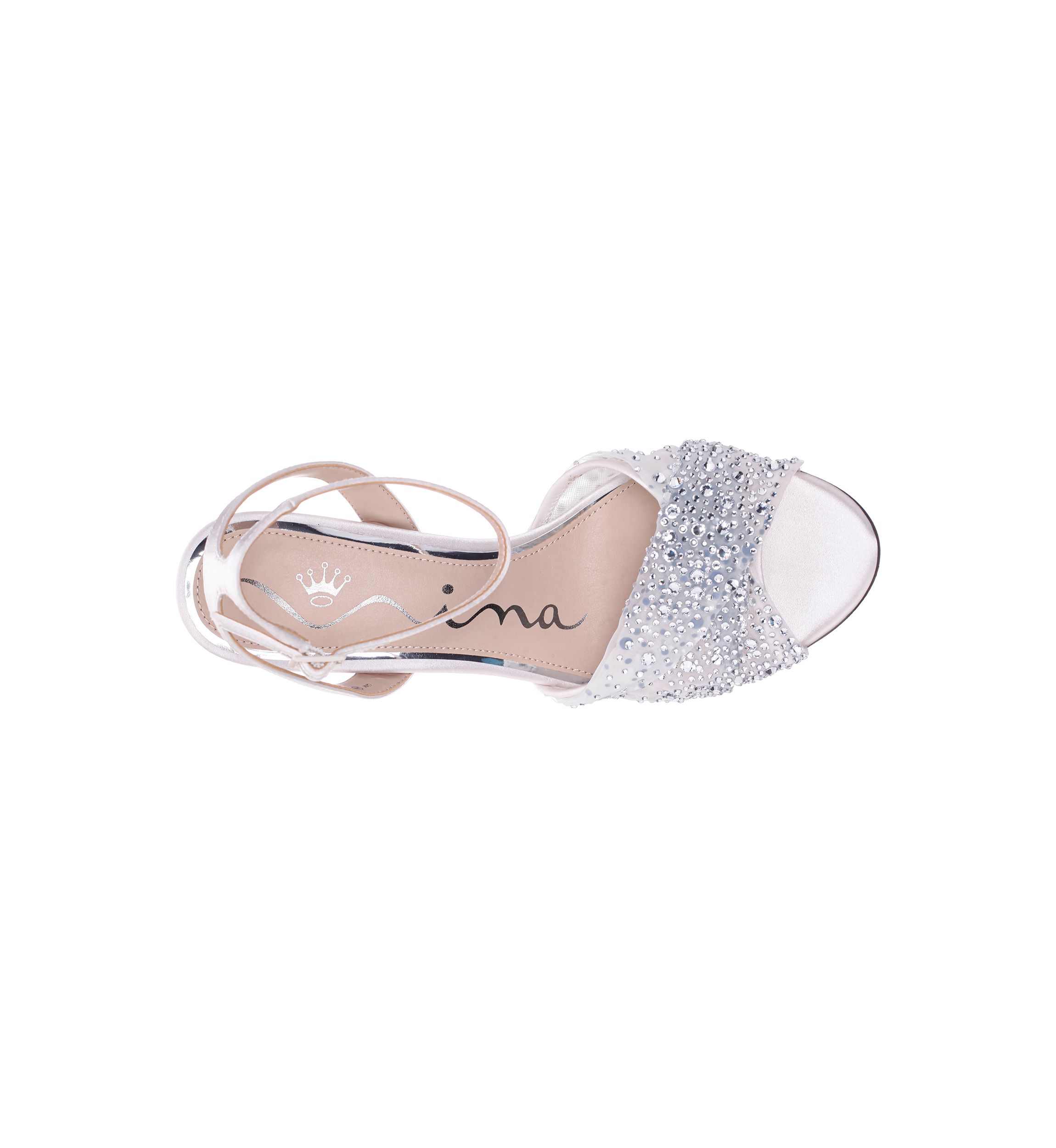 Vida Satin Chiffon Sandals