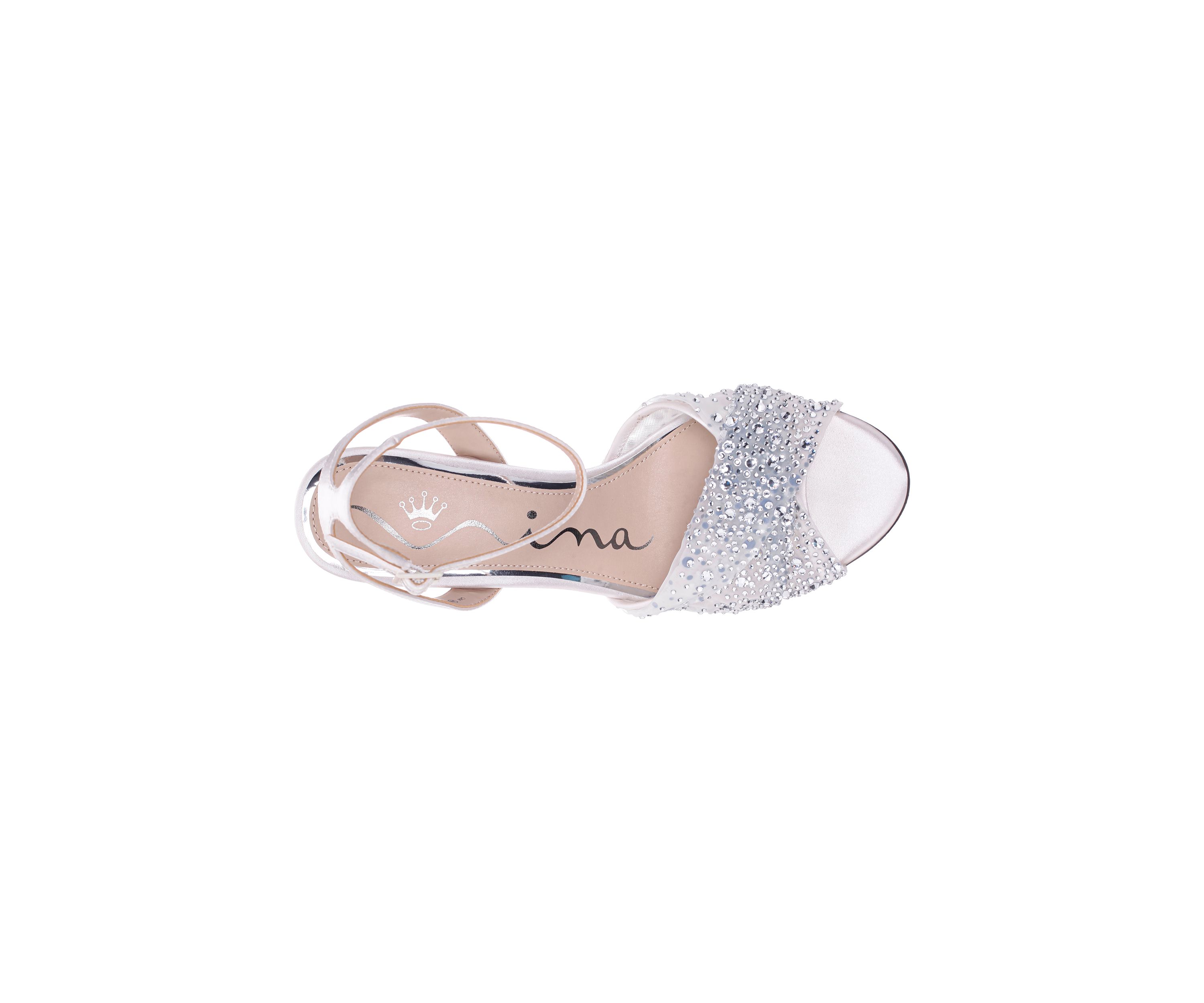Vida Satin Chiffon Sandals