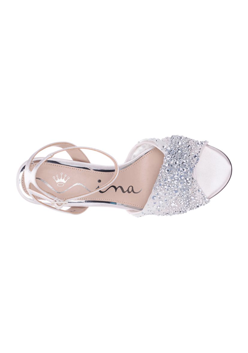Vida Satin Chiffon Sandals