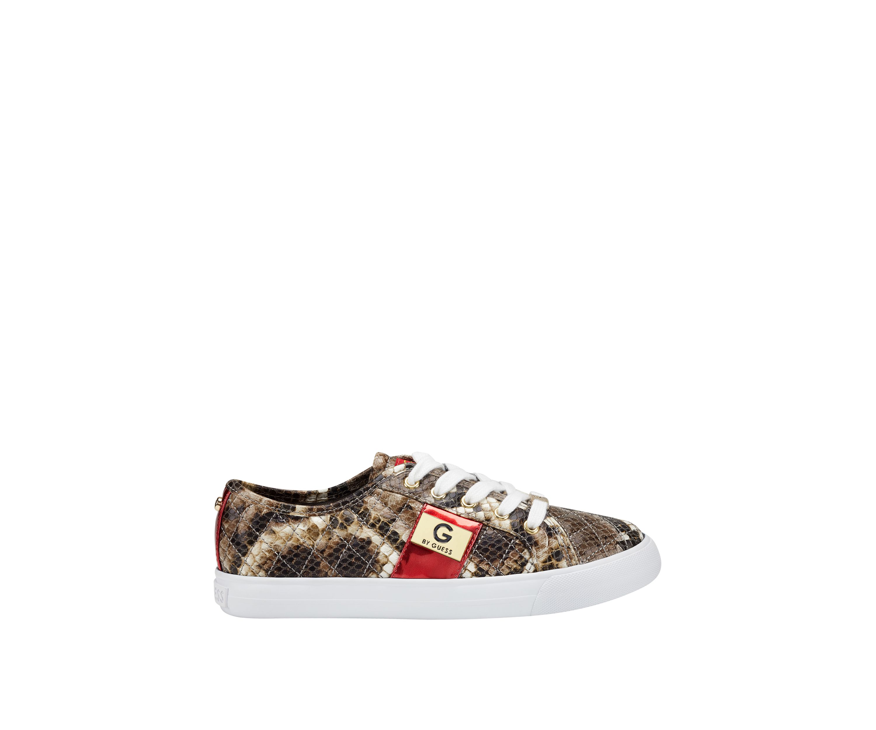 Backer Lace Up Quilted Sneakers