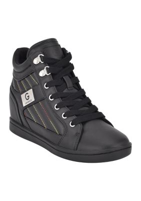 Guess women's clearance dustyn wedge sneakers