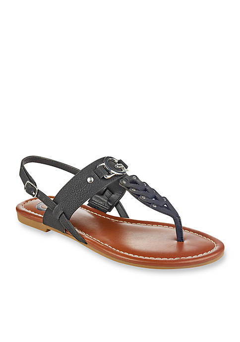 G by GUESS Liberty T-Strap Sandals | belk