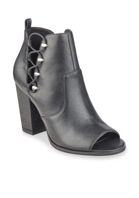 belk open toe booties