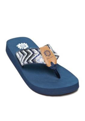 belk yellow box sandals
