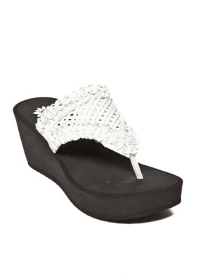 high top wedge sandals