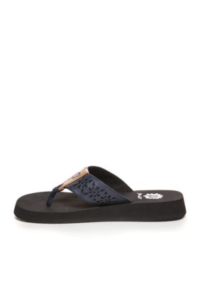 yellow box sandals at belk