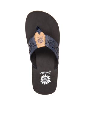 yellow box sandals at belk