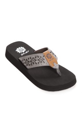 yellow box flip flops near me