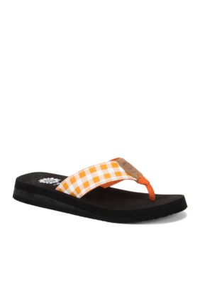 belk yellow sandals