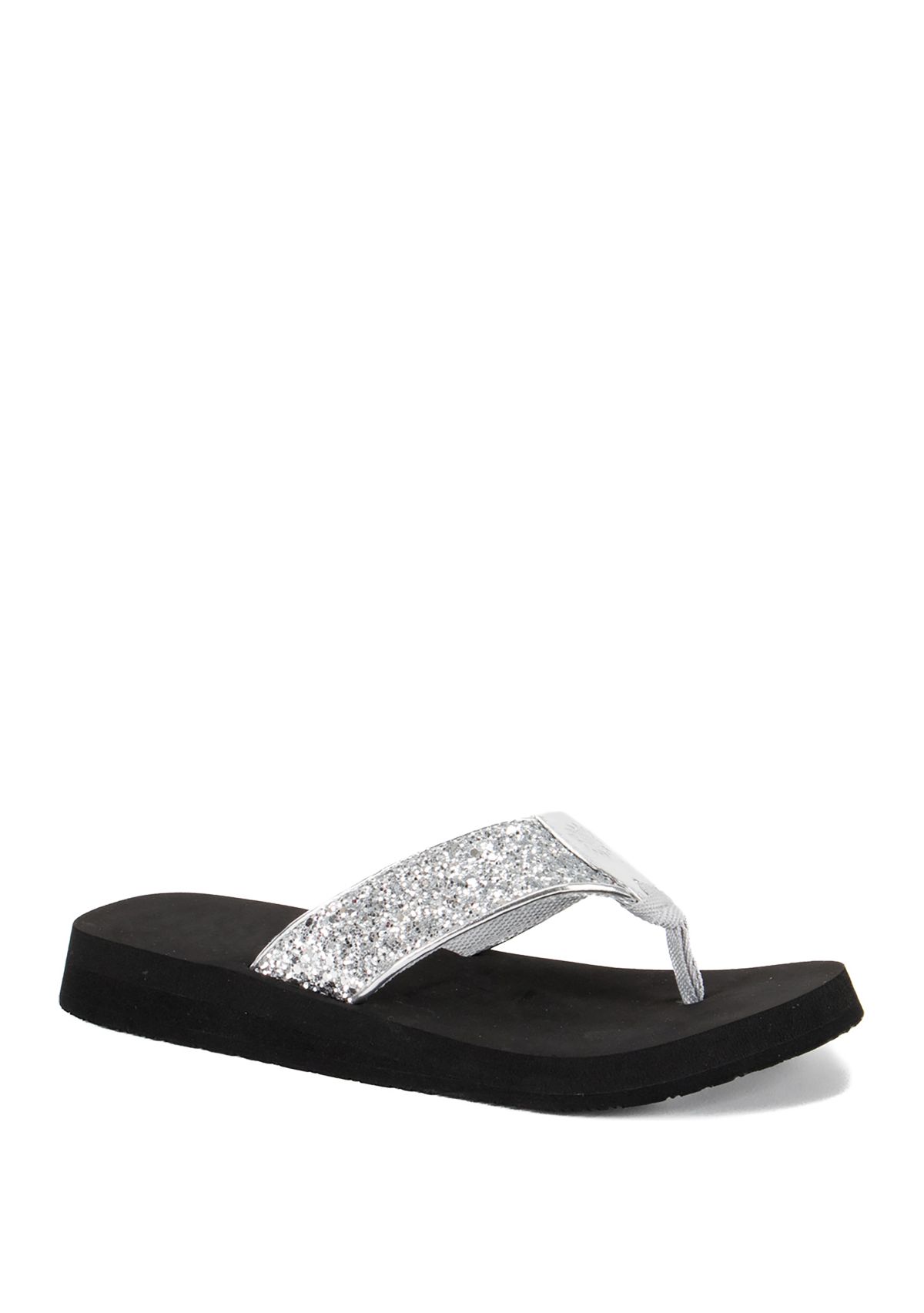 Feliks Glitter Chunky Flip Flops