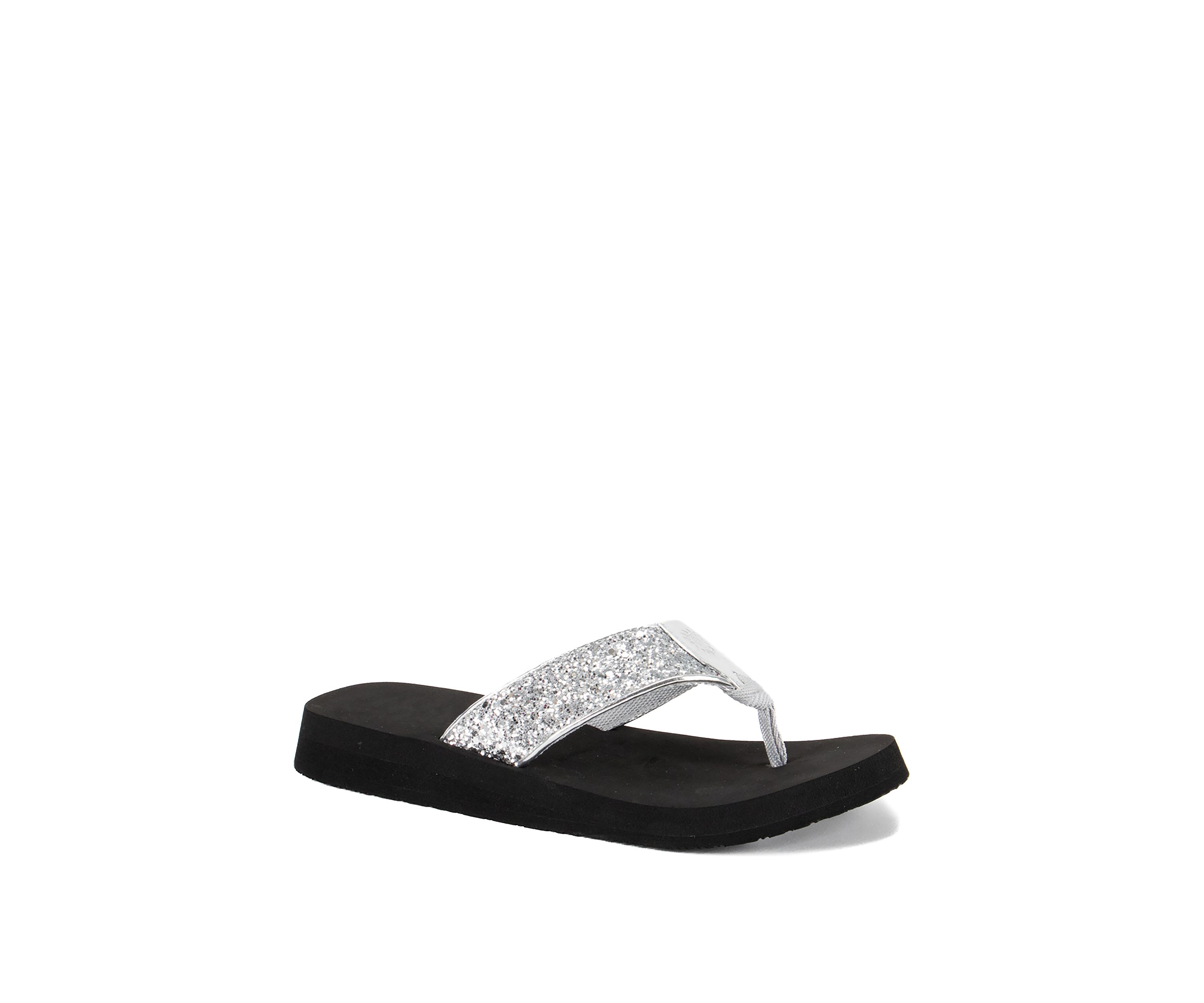 Feliks Glitter Chunky Flip Flops