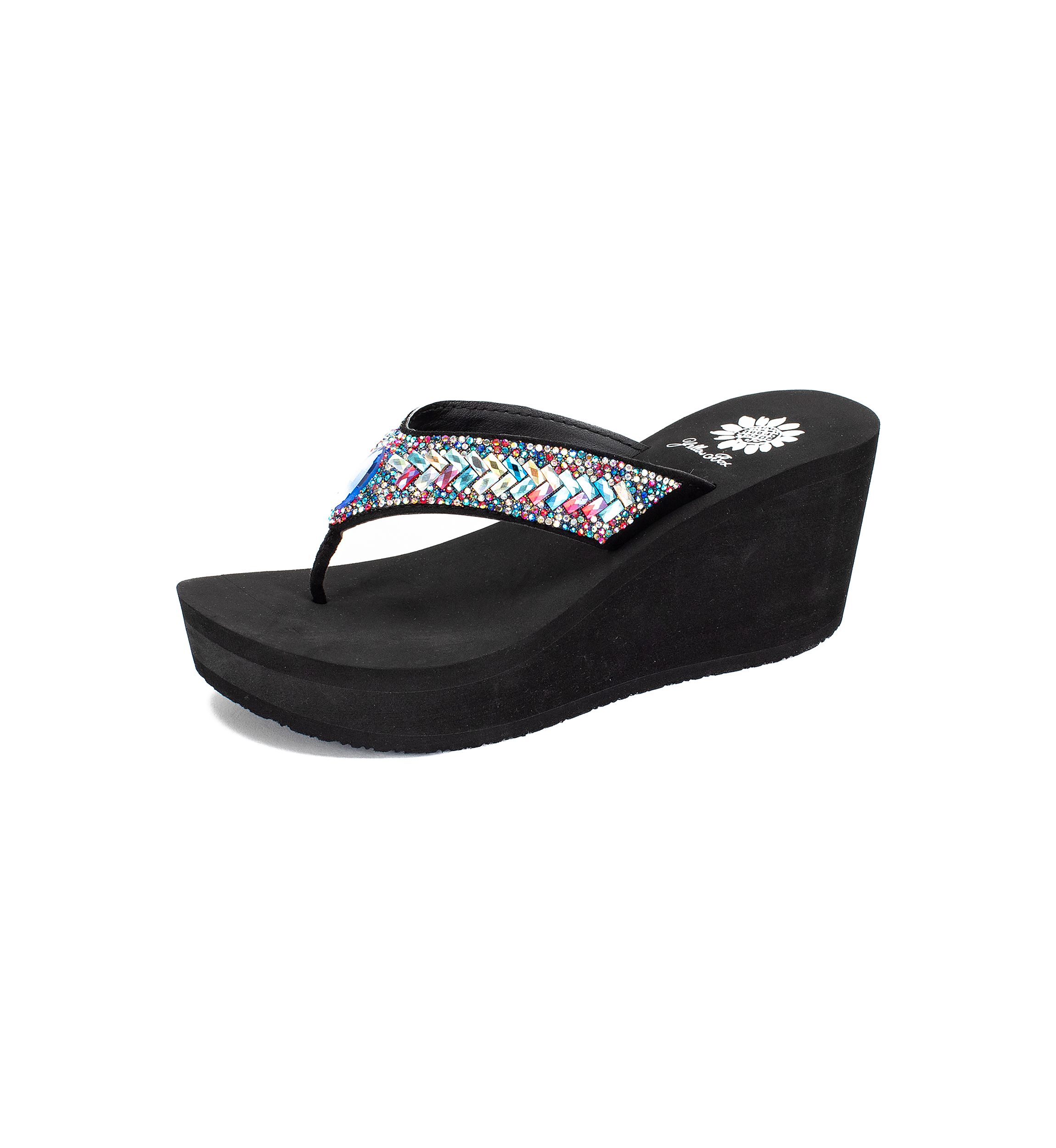 Glorian Wedge Thong Sandals