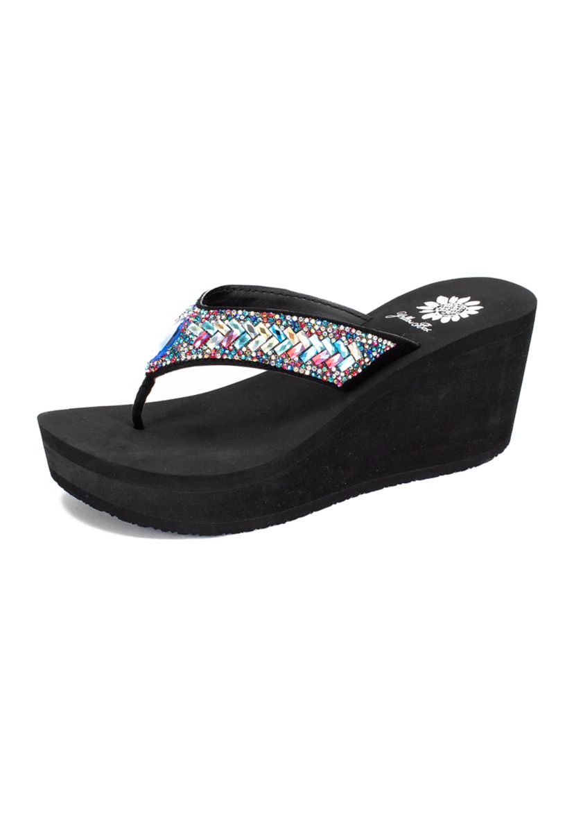 Glorian Wedge Thong Sandals