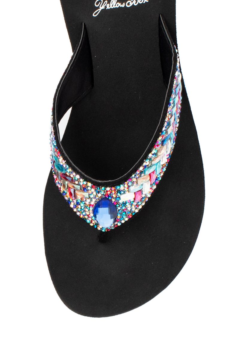 Glorian Wedge Thong Sandals