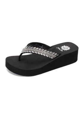 Lessie Wedge Thong Sandals