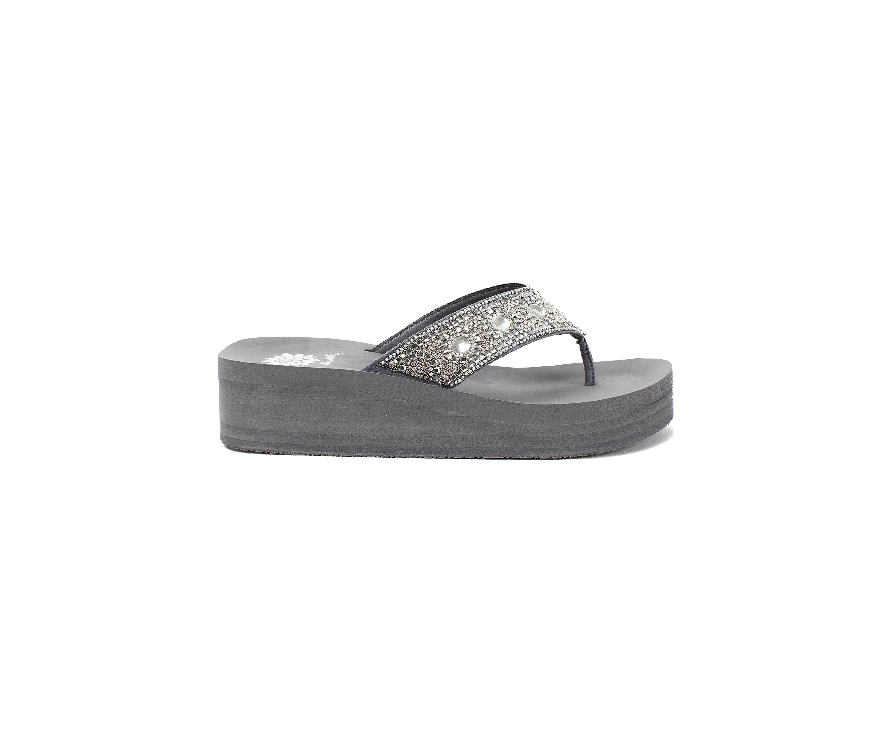 Bertila Flip Flop Wedge Thong Sandals