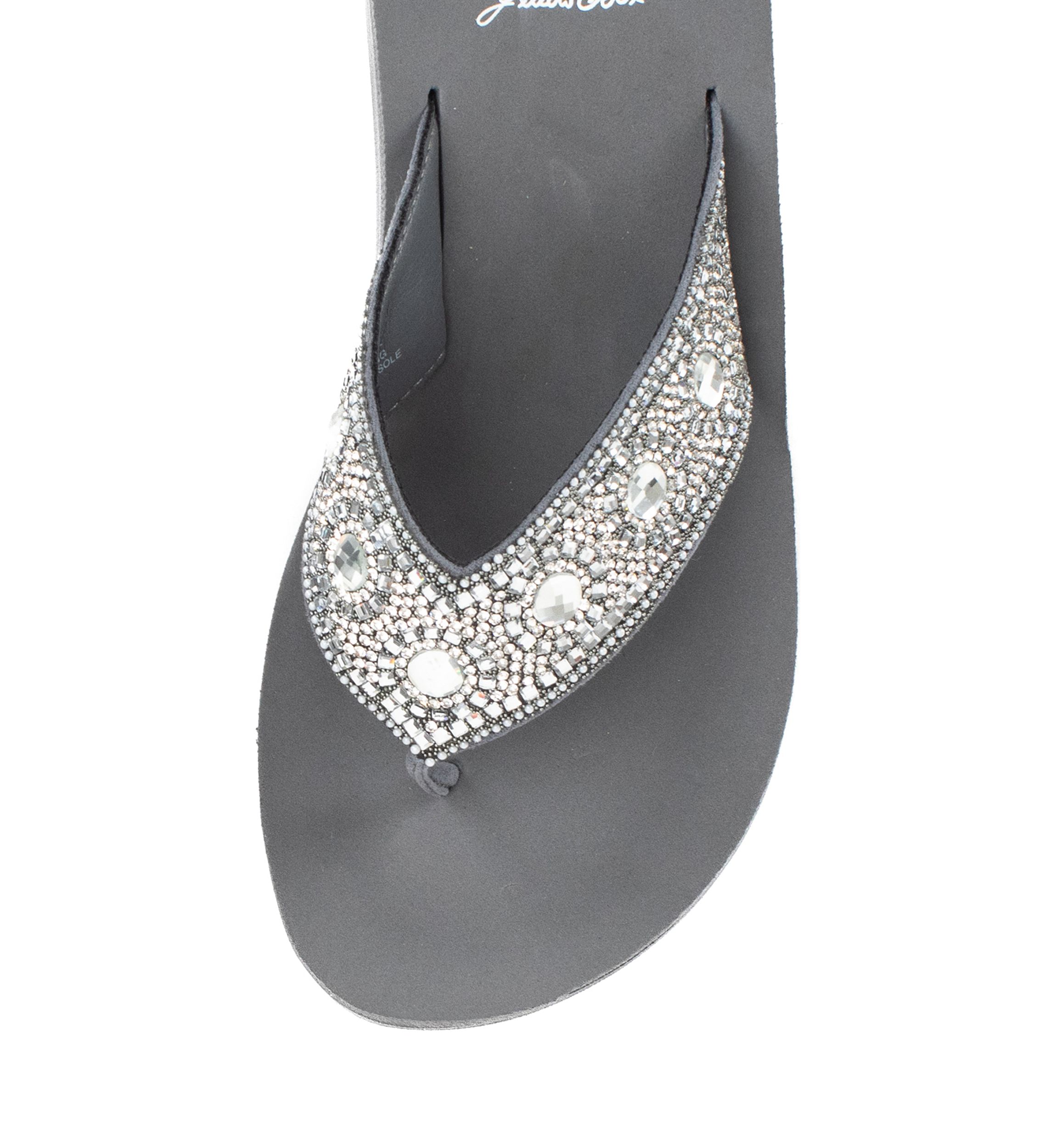 Bertila Flip Flop Wedge Thong Sandals
