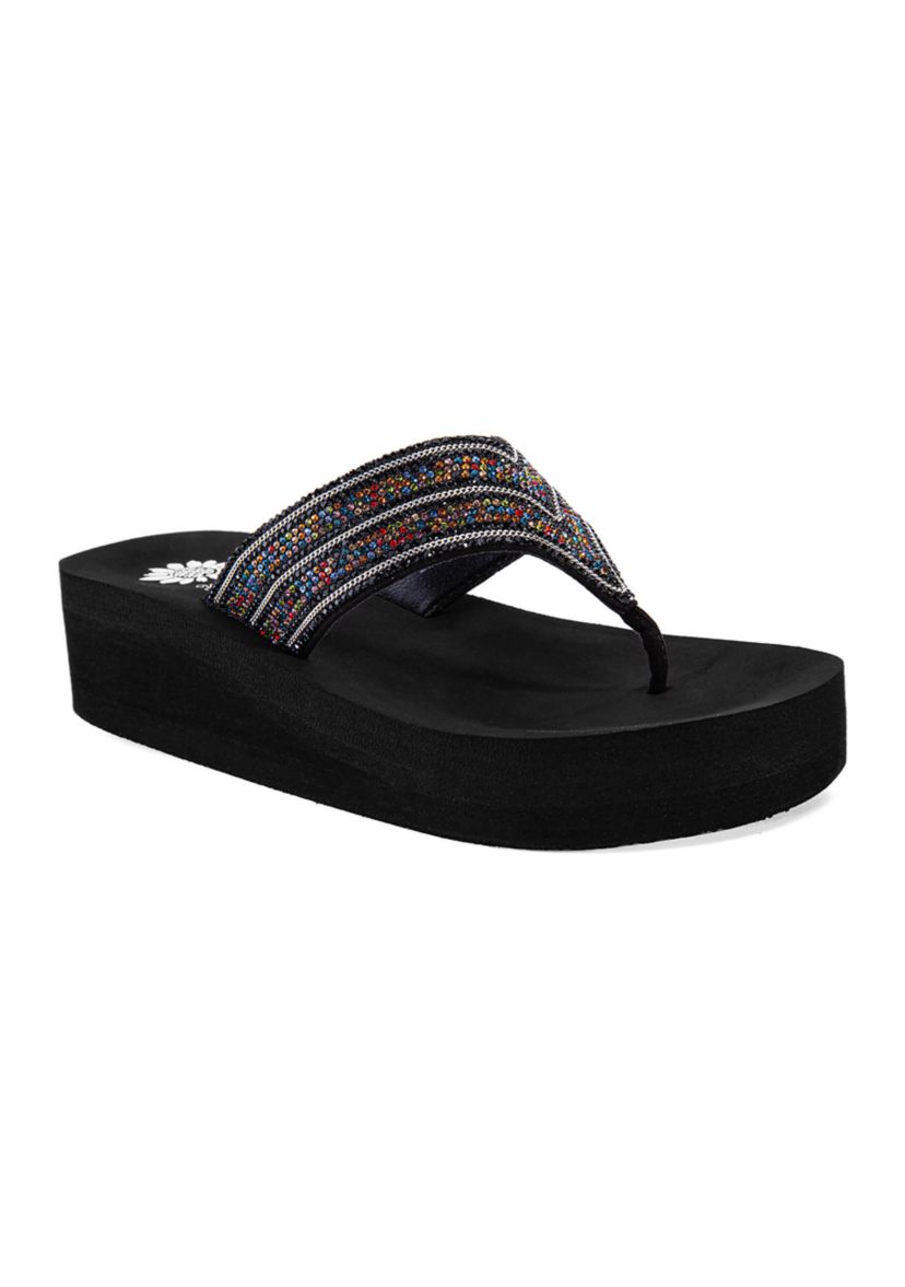 Redondo Flip Flop Wedge Thong Sandals
