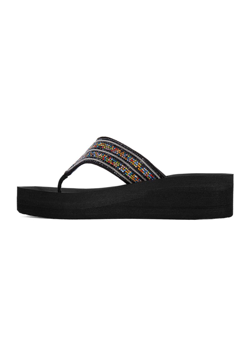 Redondo Flip Flop Wedge Thong Sandals