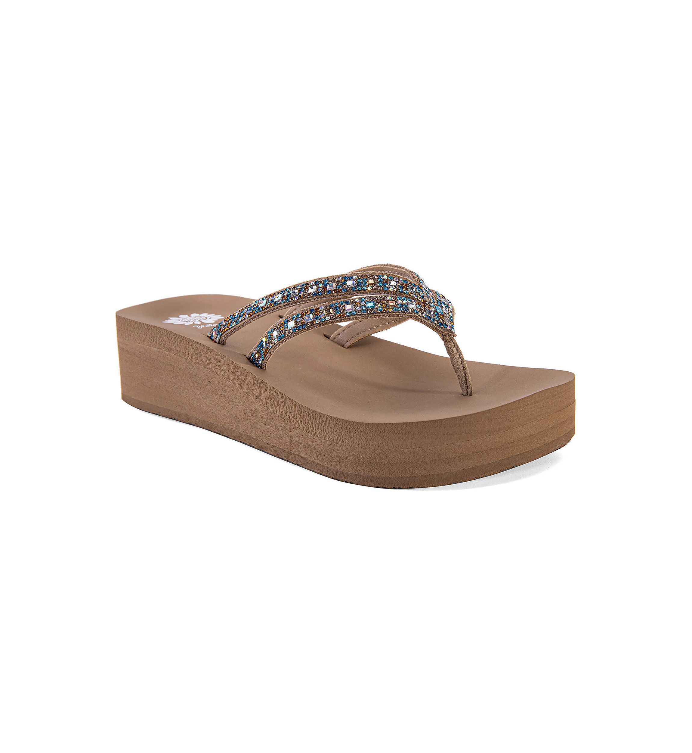 Ragle Wedge Flip Flop Thong Sandals