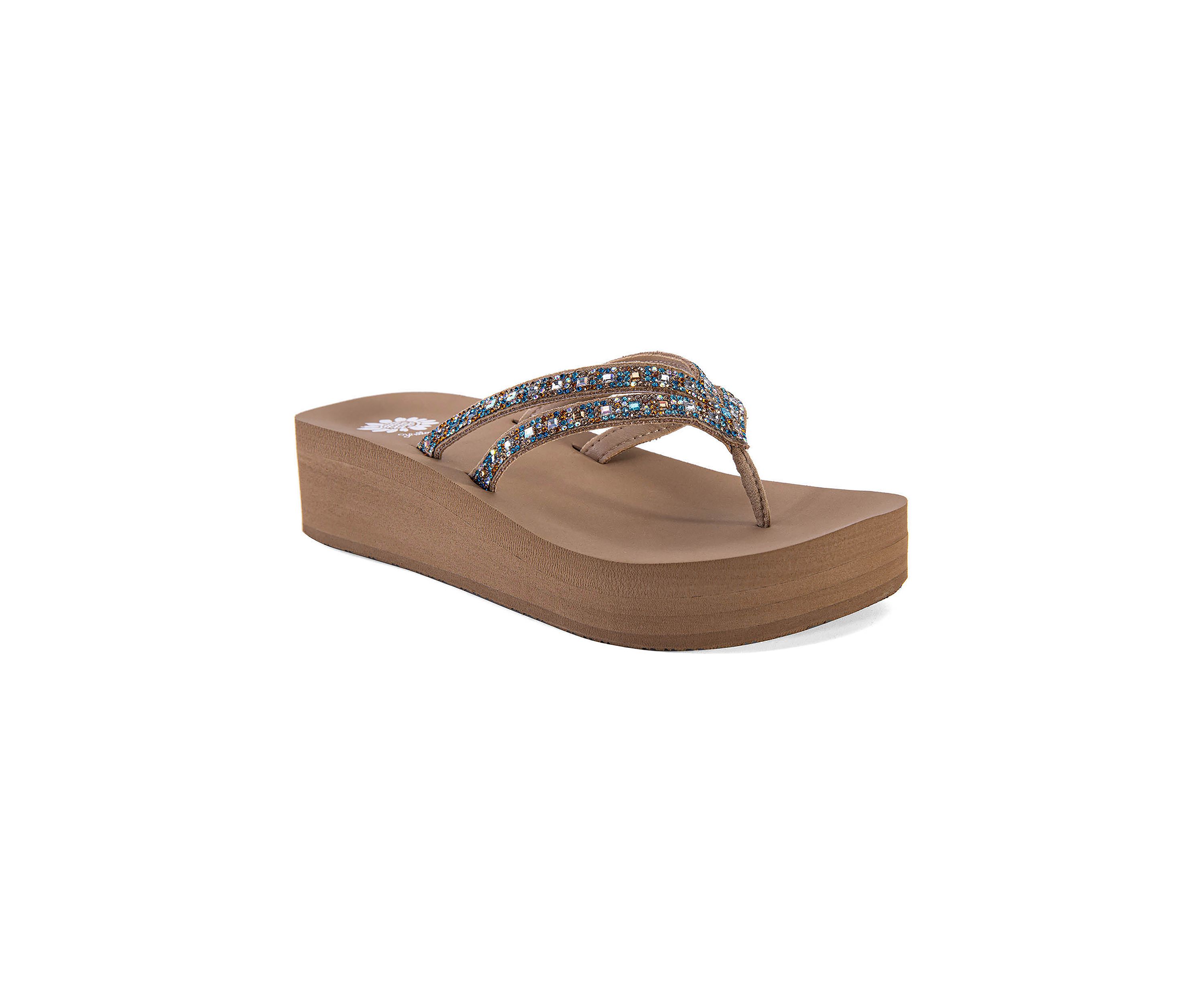 Ragle Wedge Flip Flop Thong Sandals
