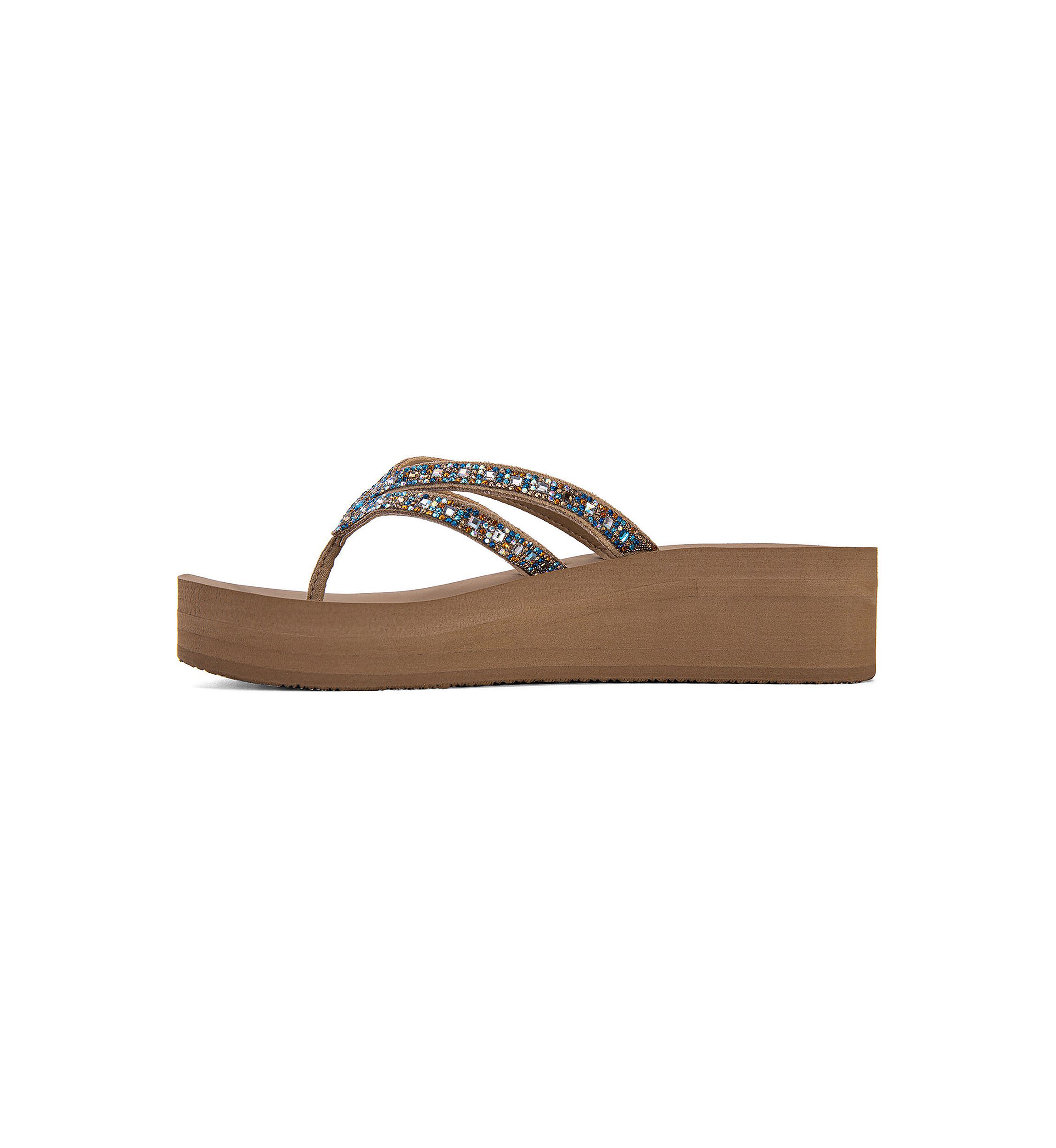 Ragle Wedge Flip Flop Thong Sandals