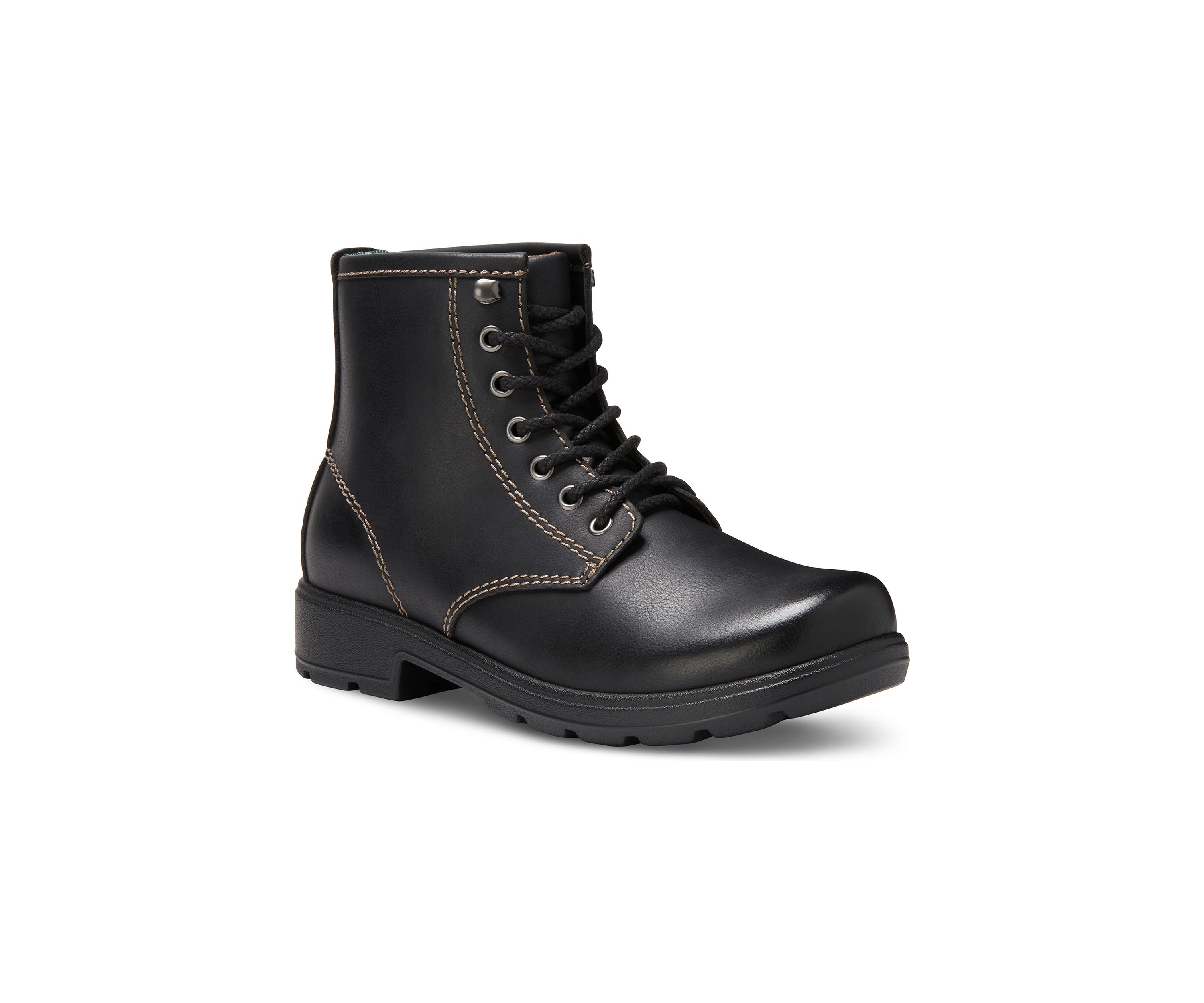 Brandy Plain Toe Boots