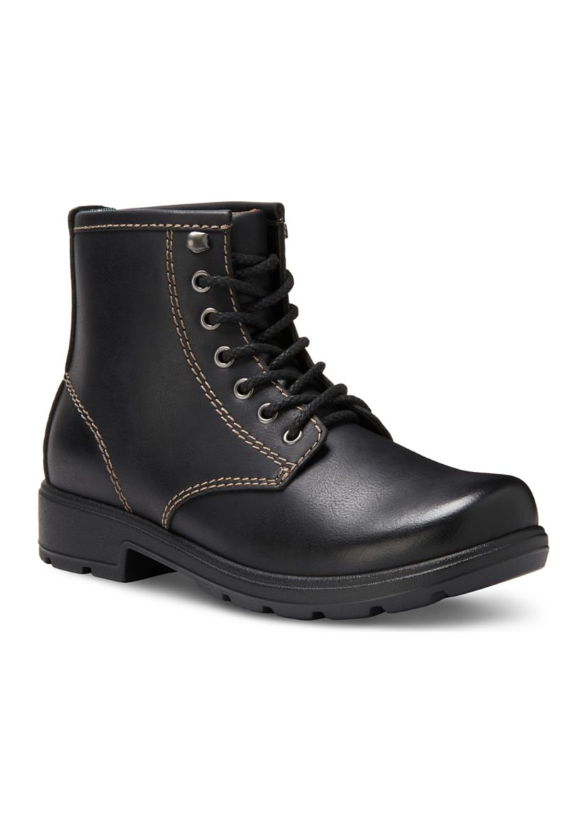 Brandy Plain Toe Boots