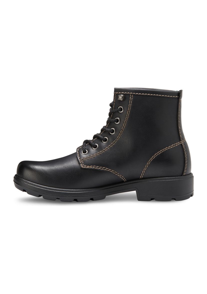 Brandy Plain Toe Boots