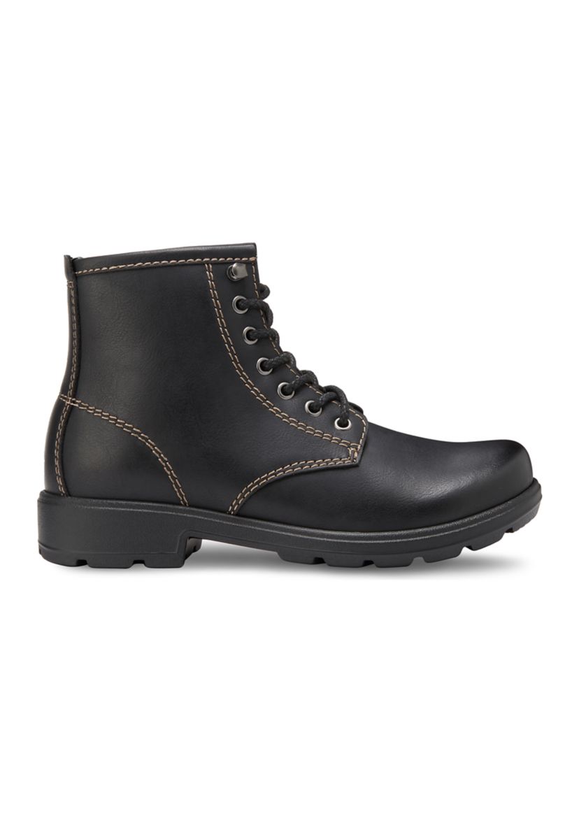 Brandy Plain Toe Boots