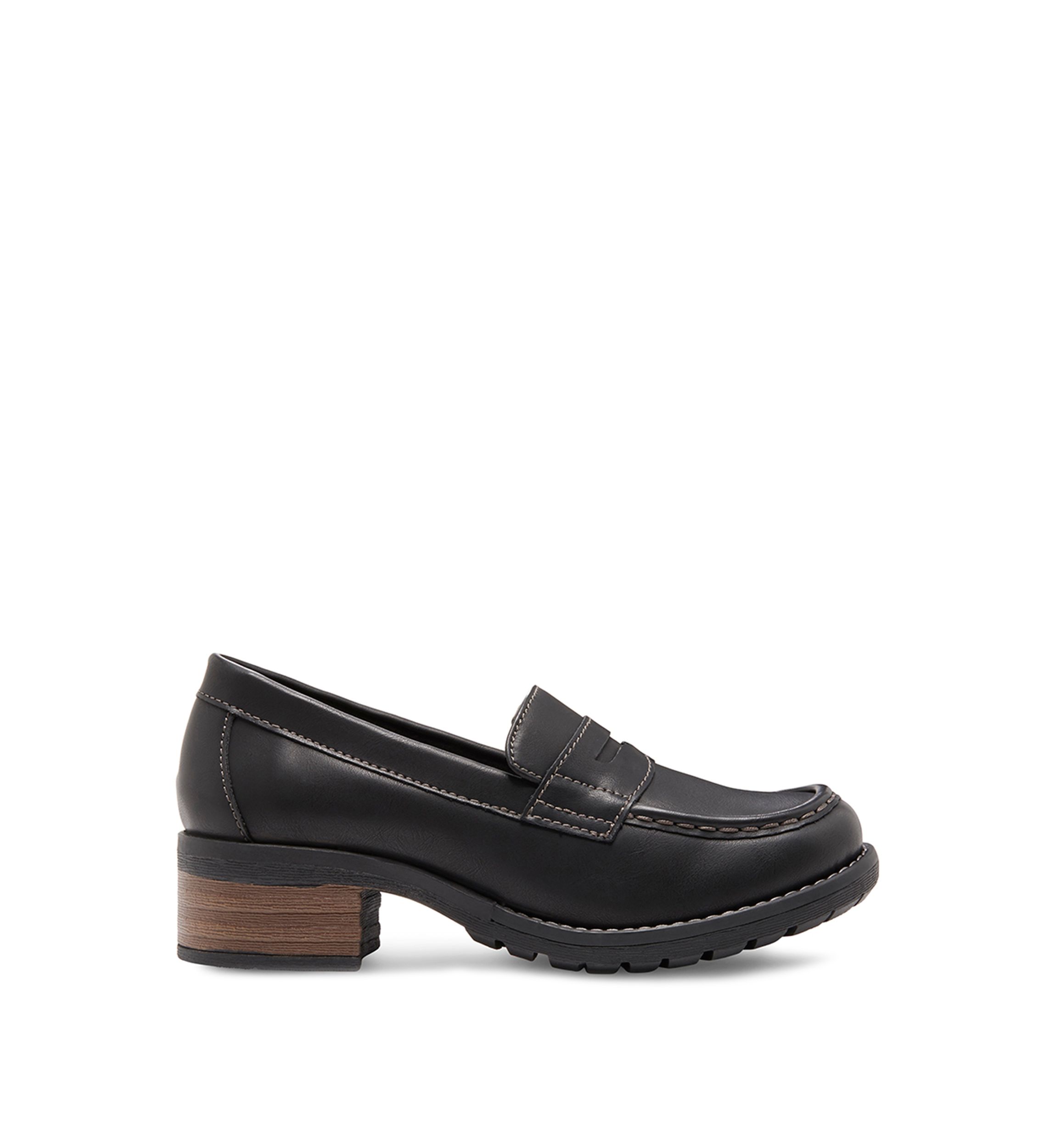 Holly Moc Toe Penny Loafers