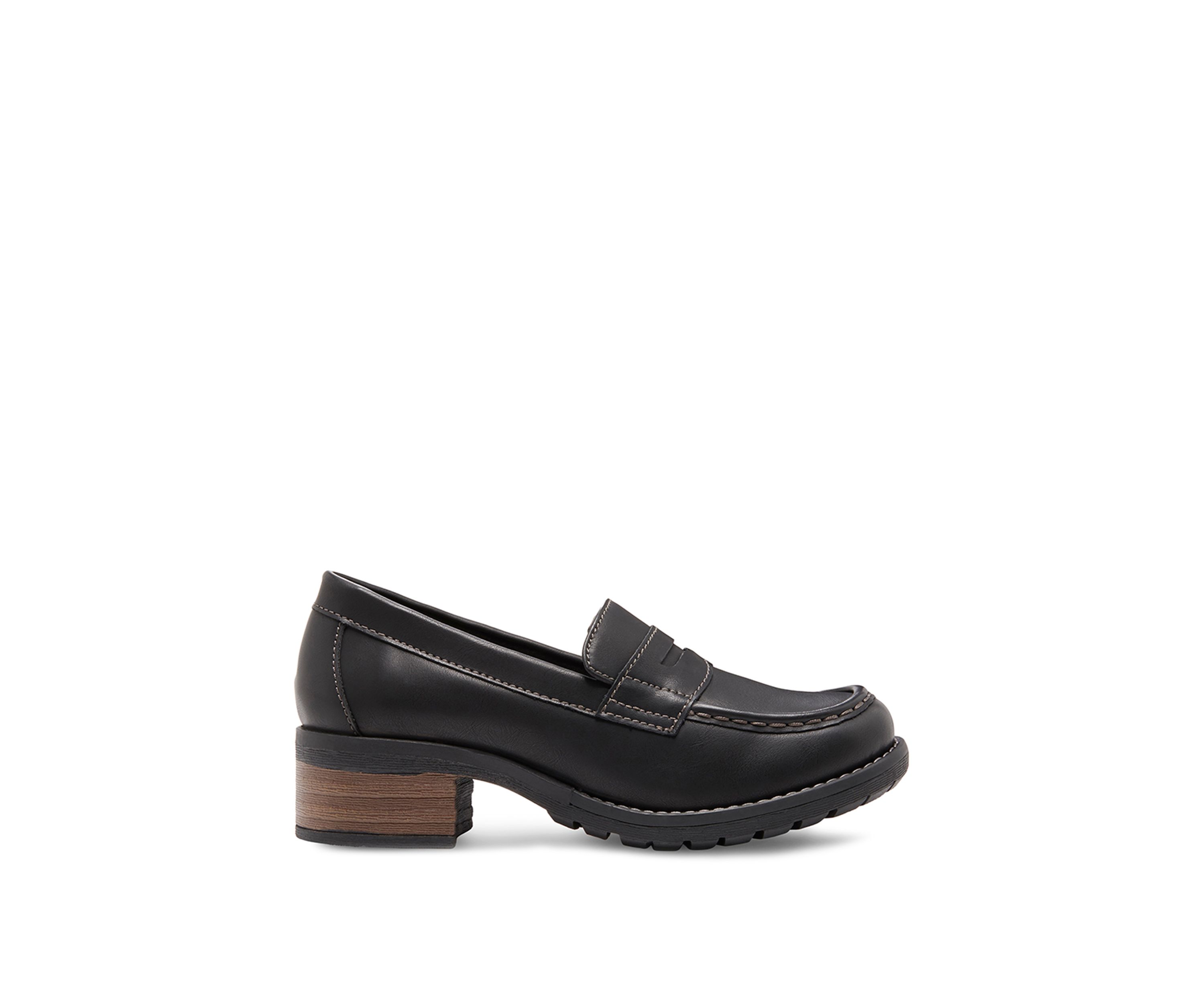 Holly Moc Toe Penny Loafers
