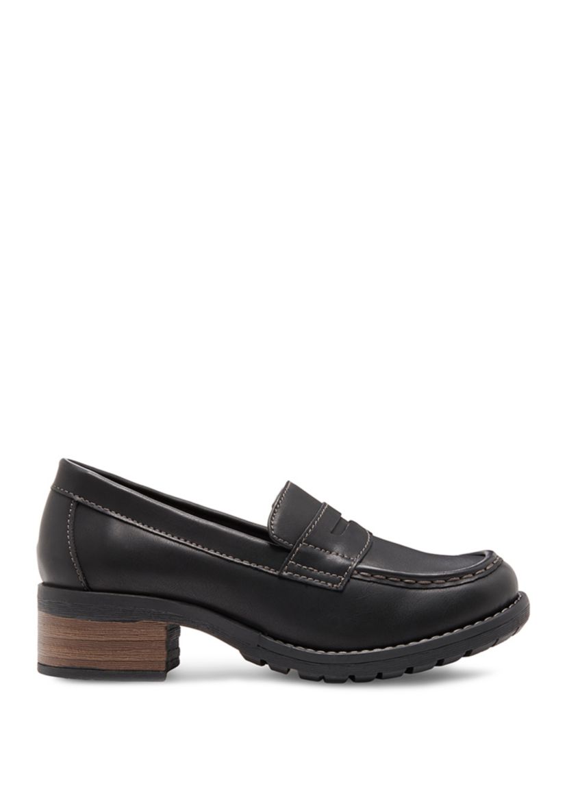 Holly Moc Toe Penny Loafers