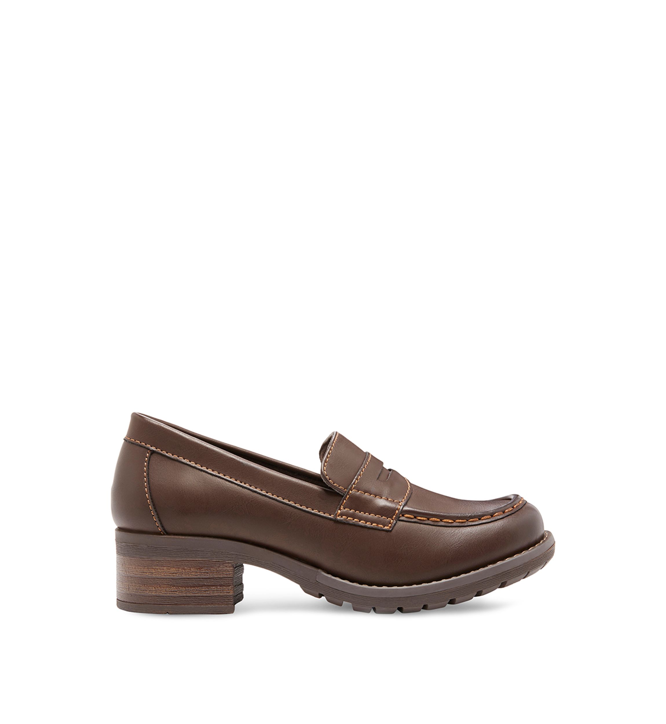Holly Moc Toe Penny Loafers