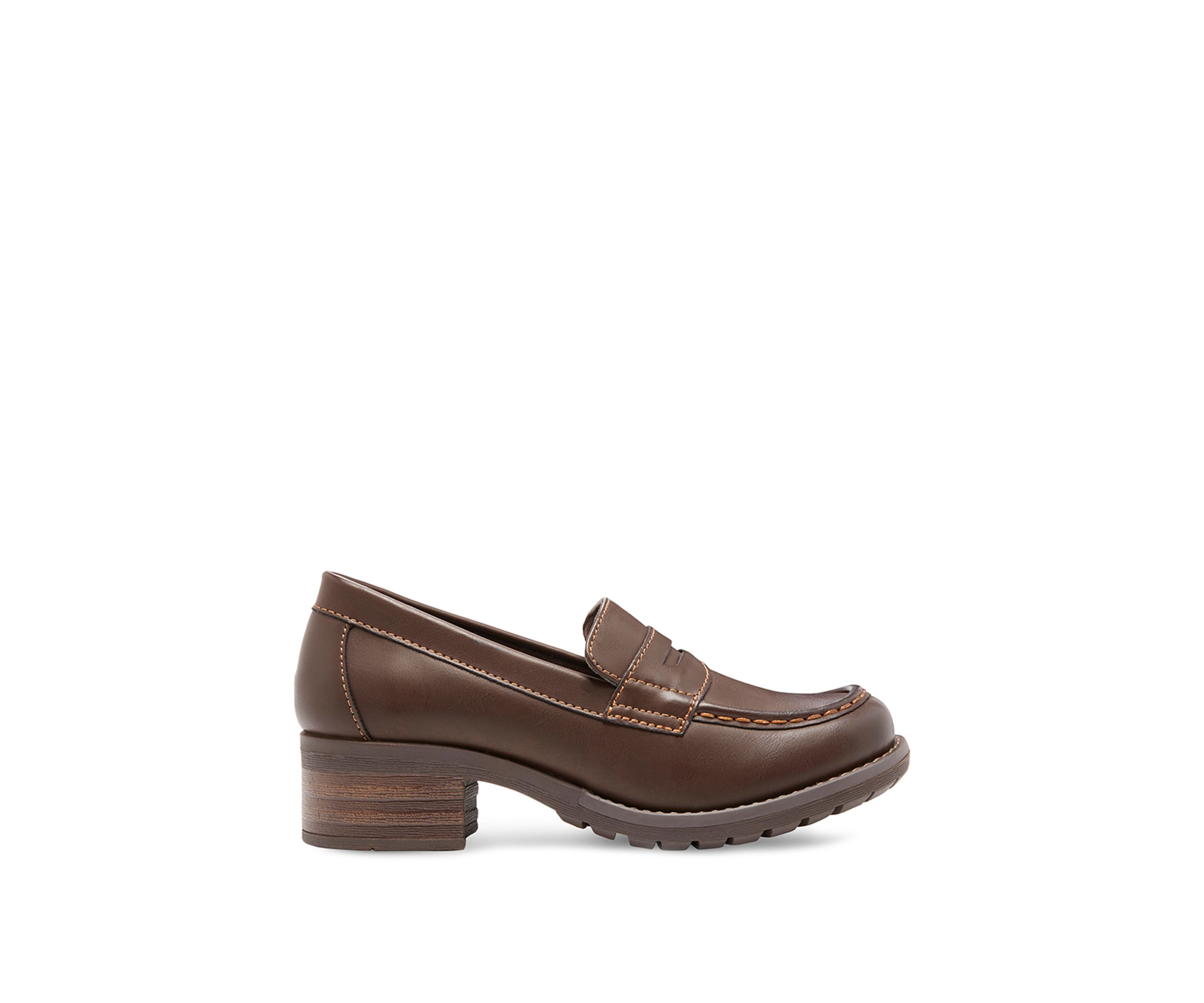 Holly Moc Toe Penny Loafers