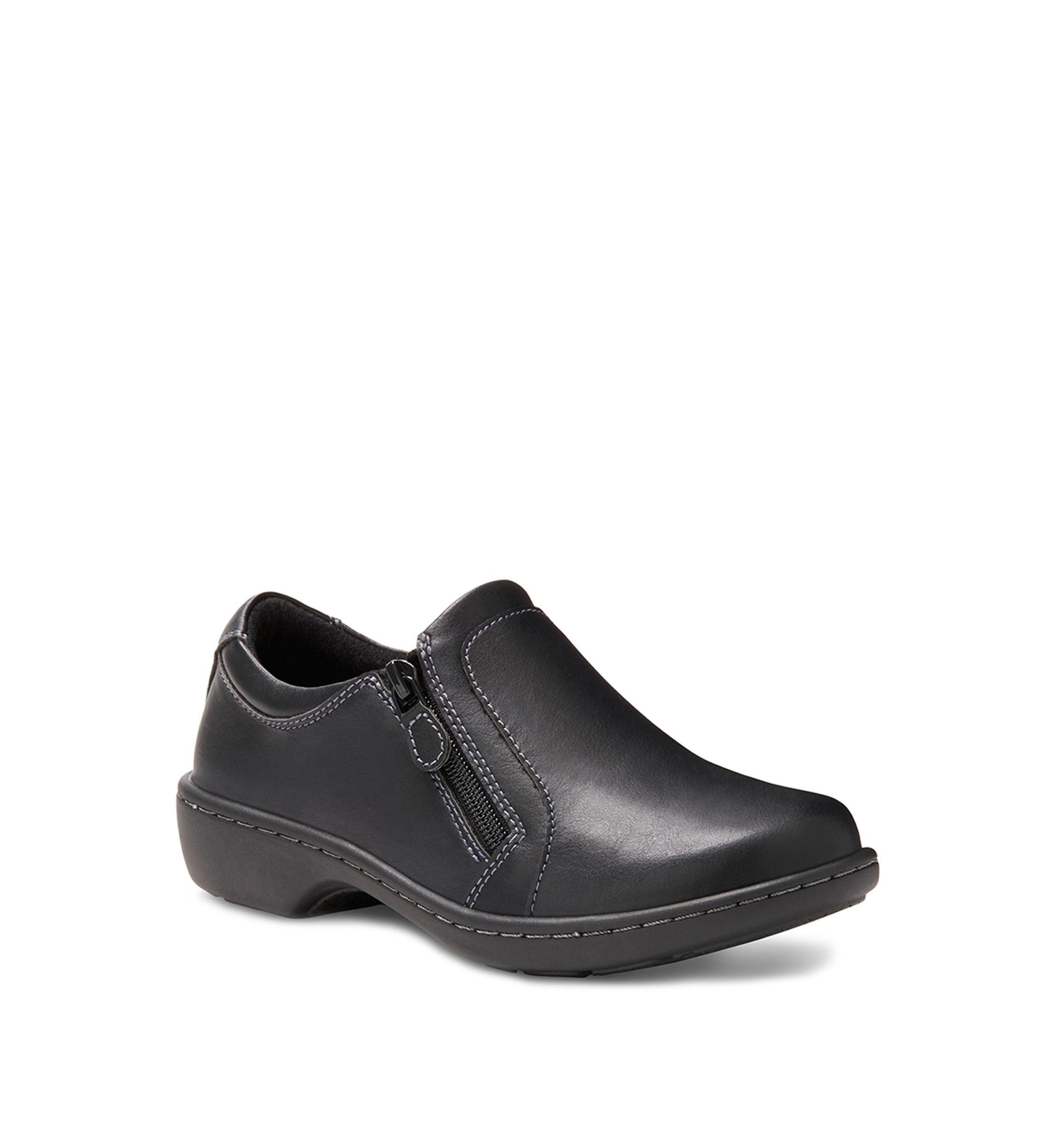 Vicky Zipper Slip On Shoes