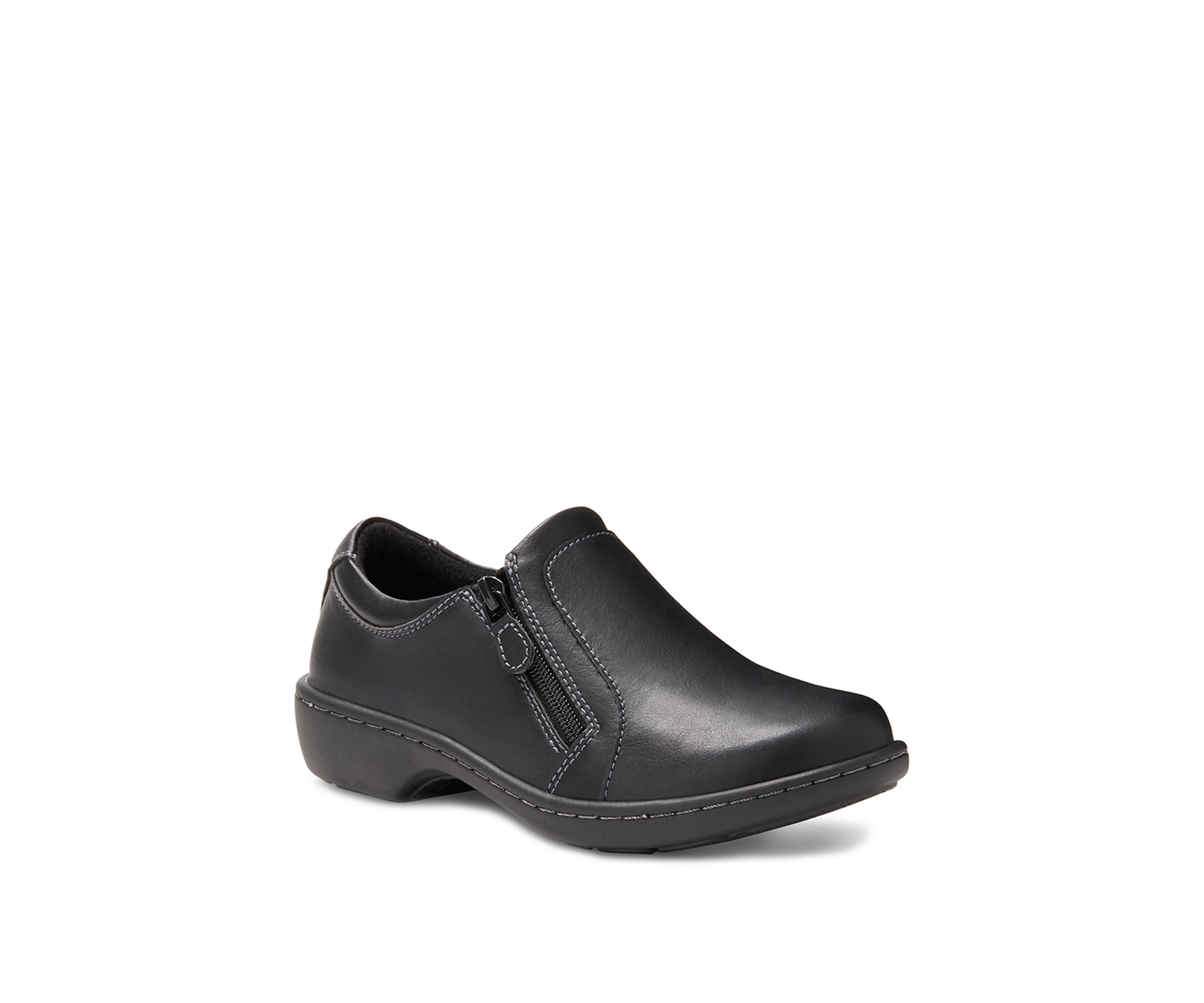 Vicky Zipper Slip On Shoes