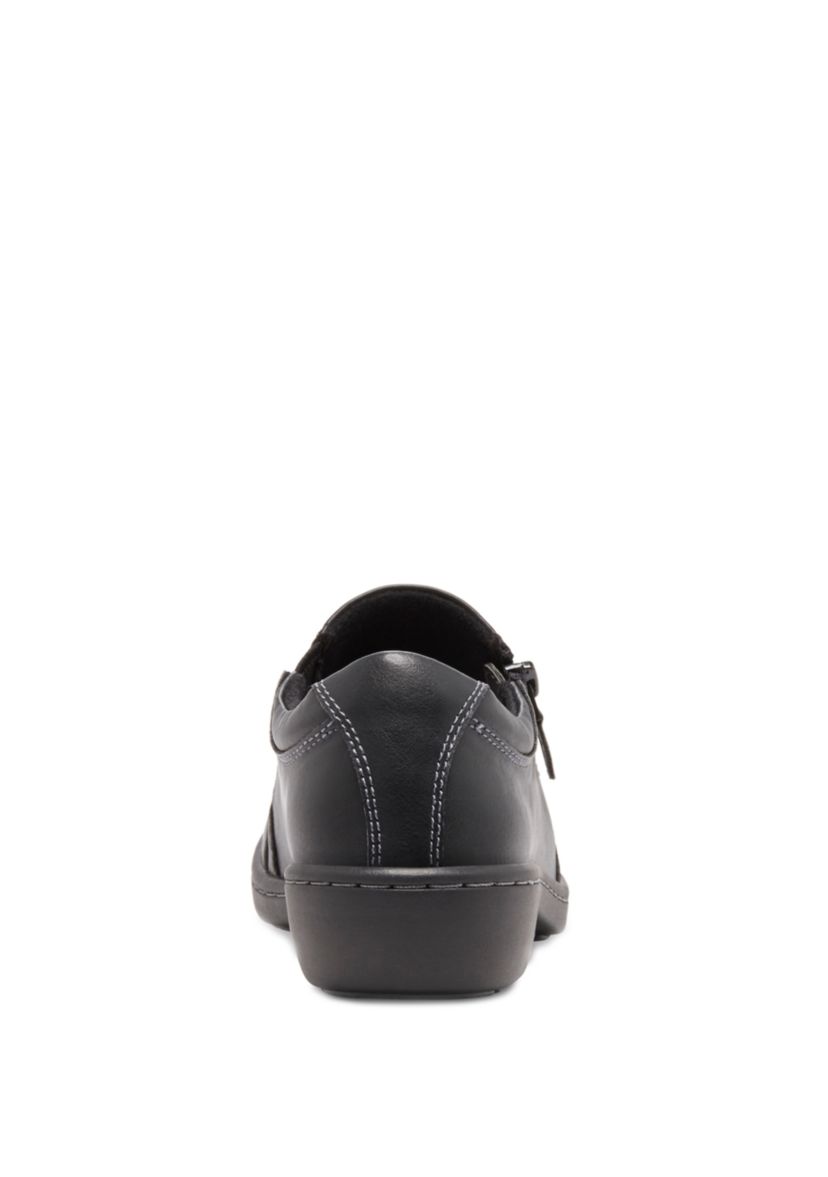 Vicky Zipper Slip On Shoes