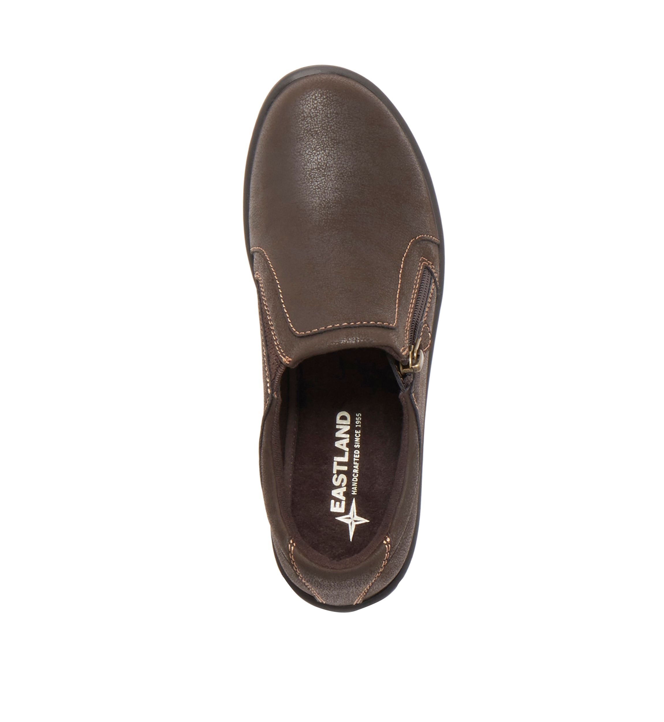 Vicky Zipper Slip On Shoes
