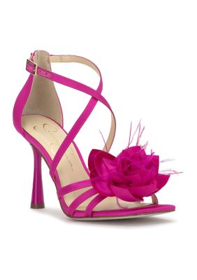 Jessica Simpson Allore Flower Heeled Sandals | belk