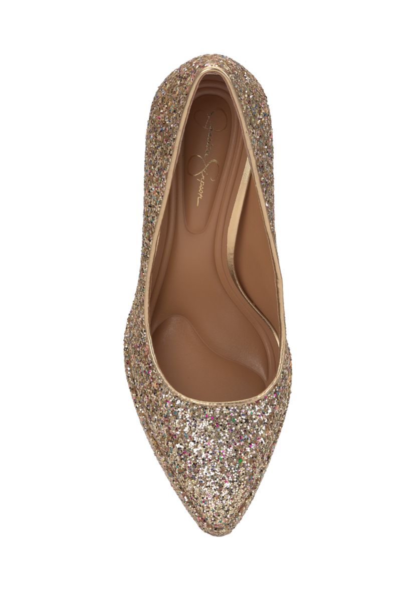 Glynis Platform Sparkle Pumps