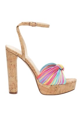 Immie Cork Heeled Sandals