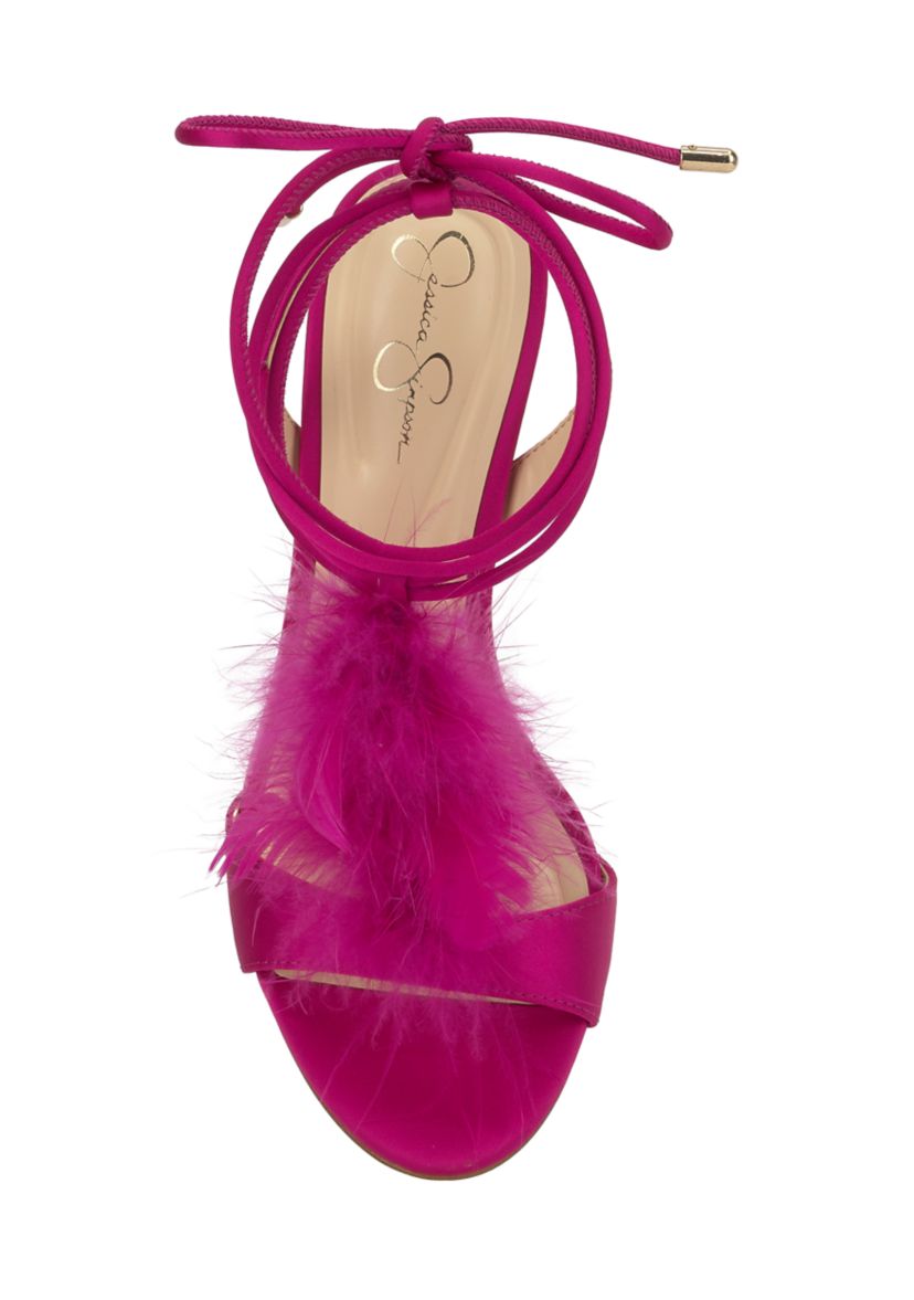 Jessica Simpson Jenzin Ankle Wrap Stiletto Sandals | Belk