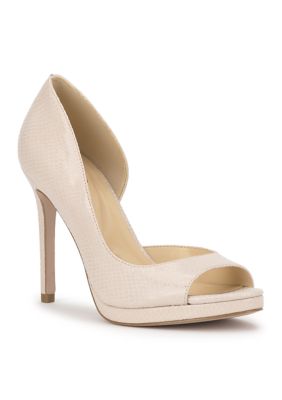 Jessica Simpson Women's Kimli Peep Toe Sandals, 7M